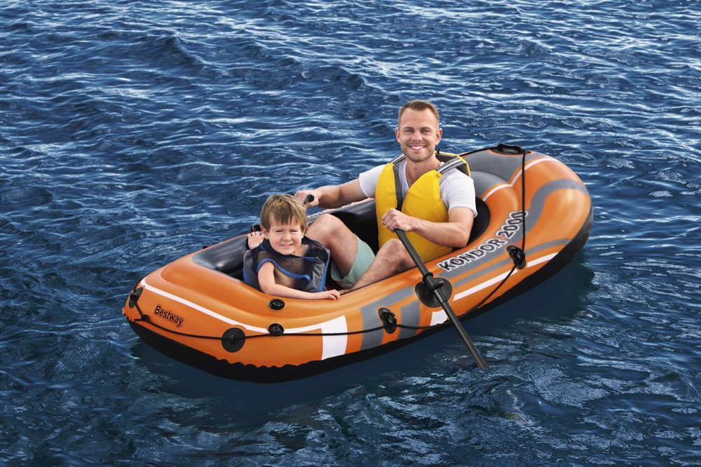 Pripučiama valtis bestway kondor 2000 set, 188x98 cm