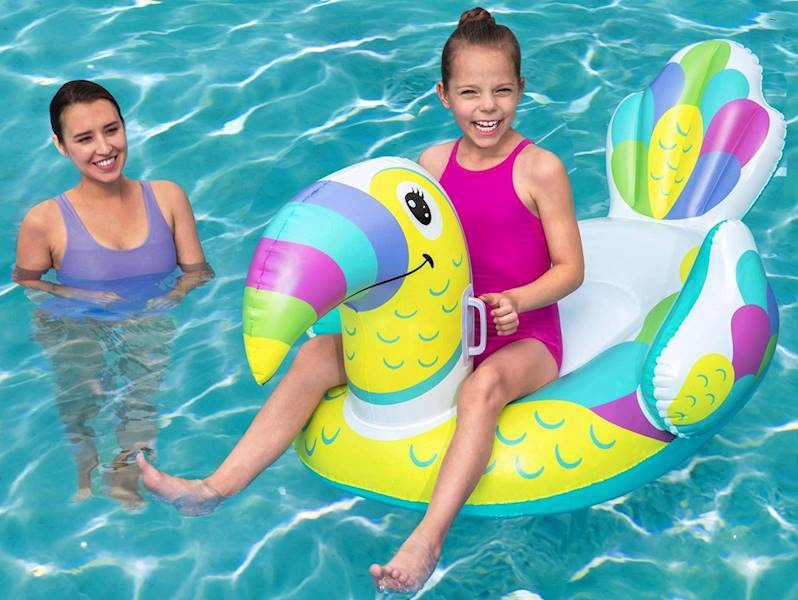 Pripučiamas plaustas bestway toucan pool day ride-on