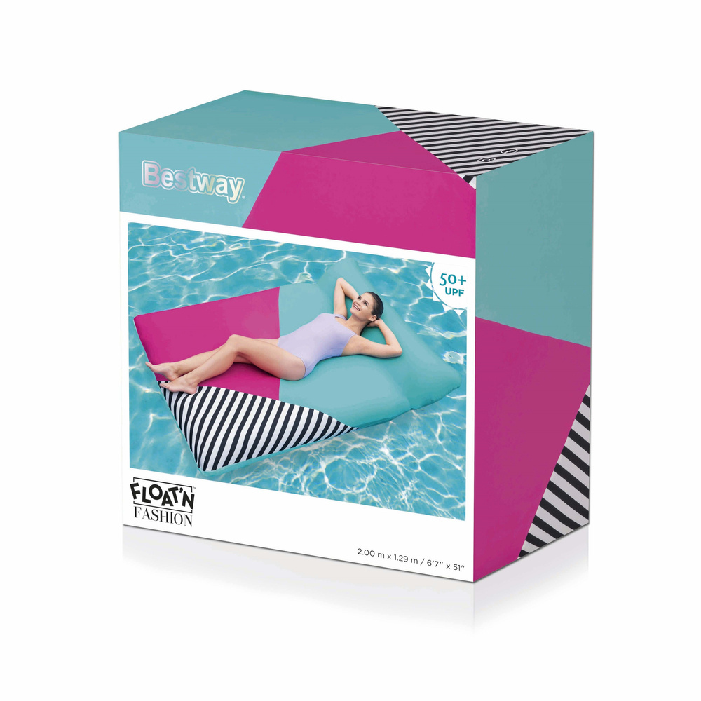 Pripučiamas paplūdimio čiužinys bestway extrava, 200x129 cm