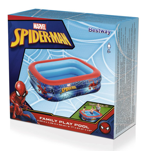 Pripučiamas baseinas spider-man, 201x150x51 cm