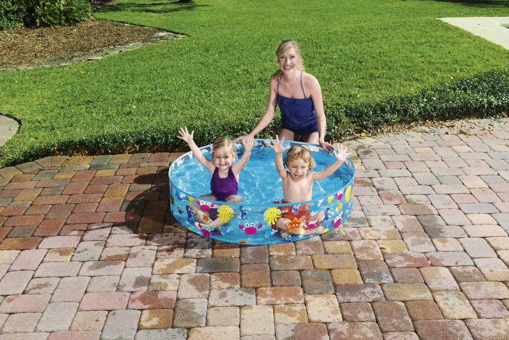 Ramstinis baseinas bestway fill 'n fun sparking sea, 122x25 cm