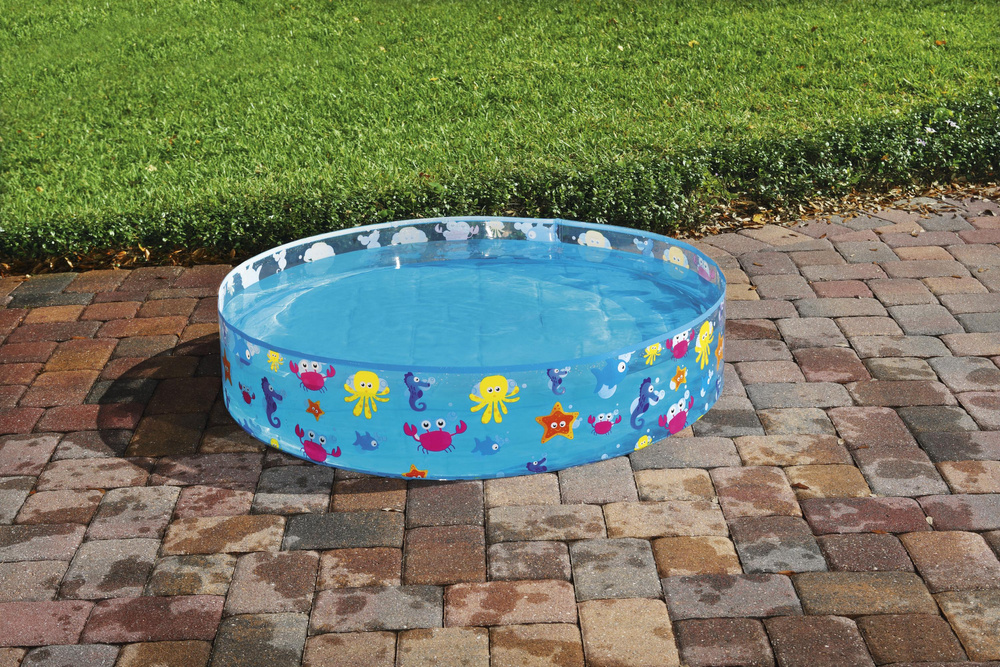 Ramstinis baseinas bestway fill 'n fun sparking sea, 122x25 cm