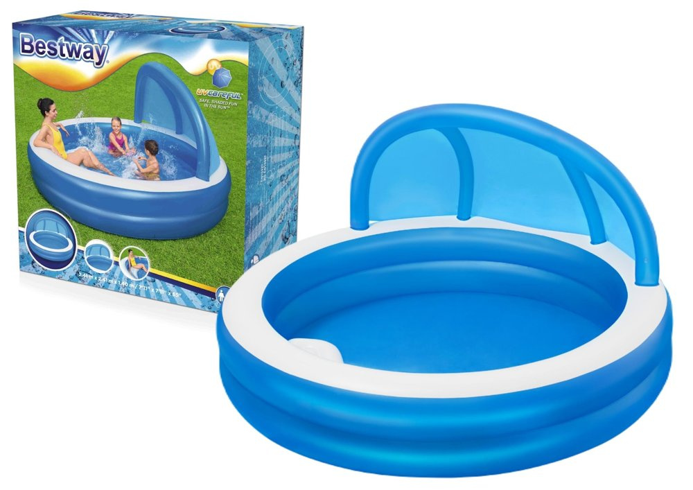 Pripučiamas baseinas bestway summer days 241x241x140 cm