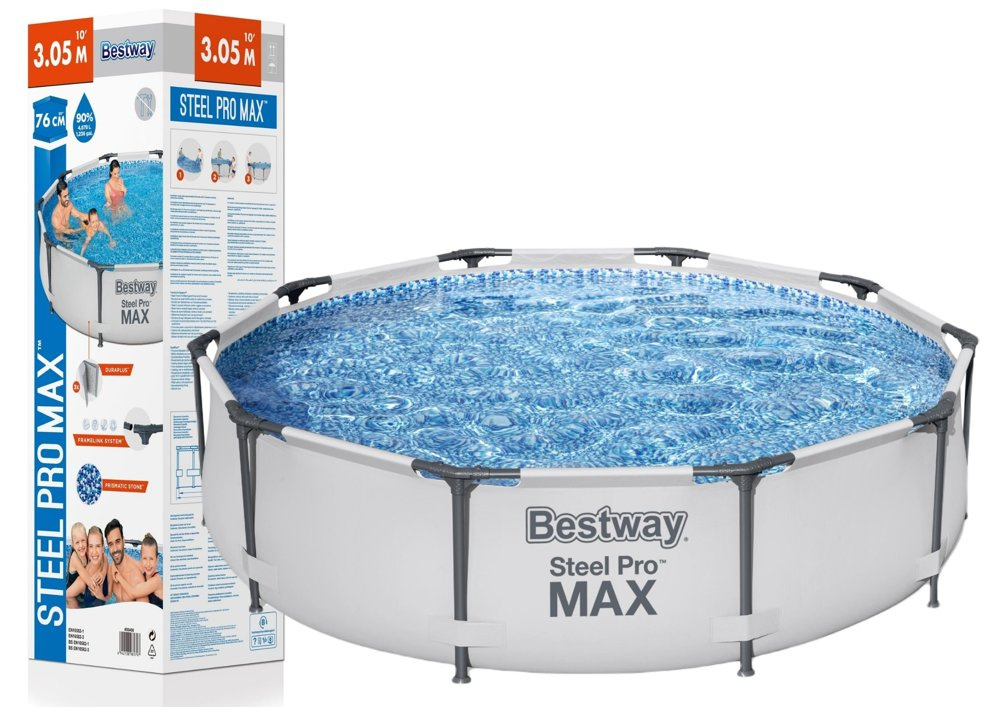 Karkasinis baseinas bestway steel pro max 305x76 cm, be filtro