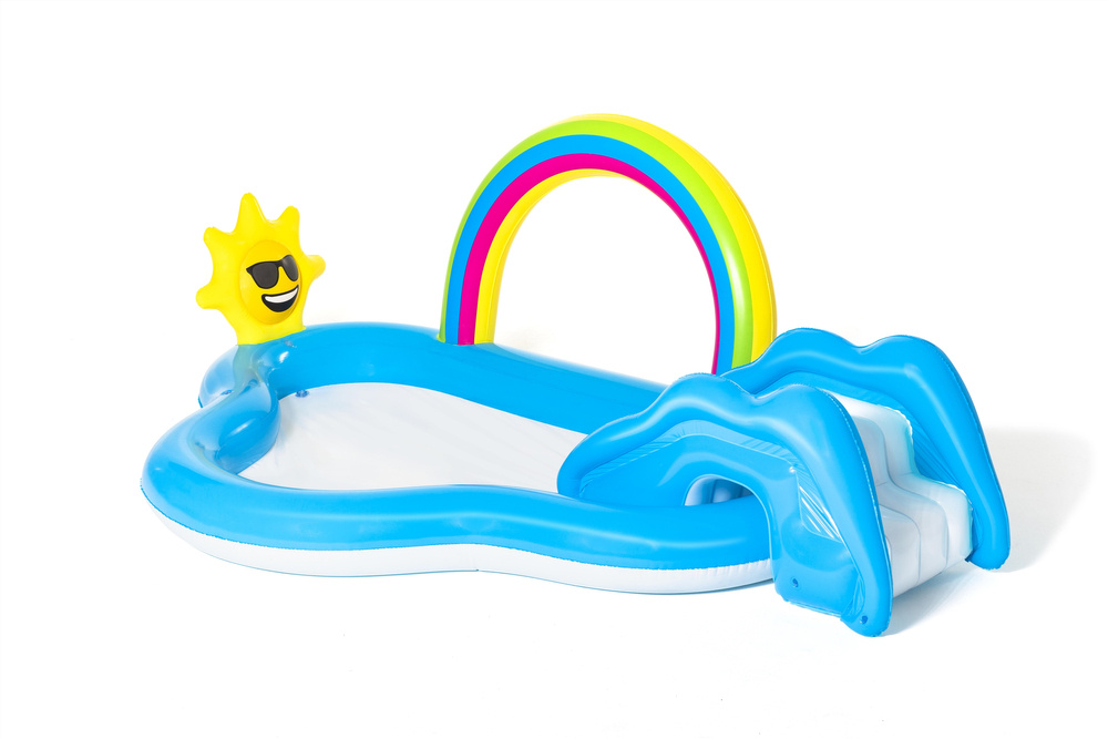 Pripučiama žaidimo aikštelė bestway rainbow n' shine, 257x145x91 cm