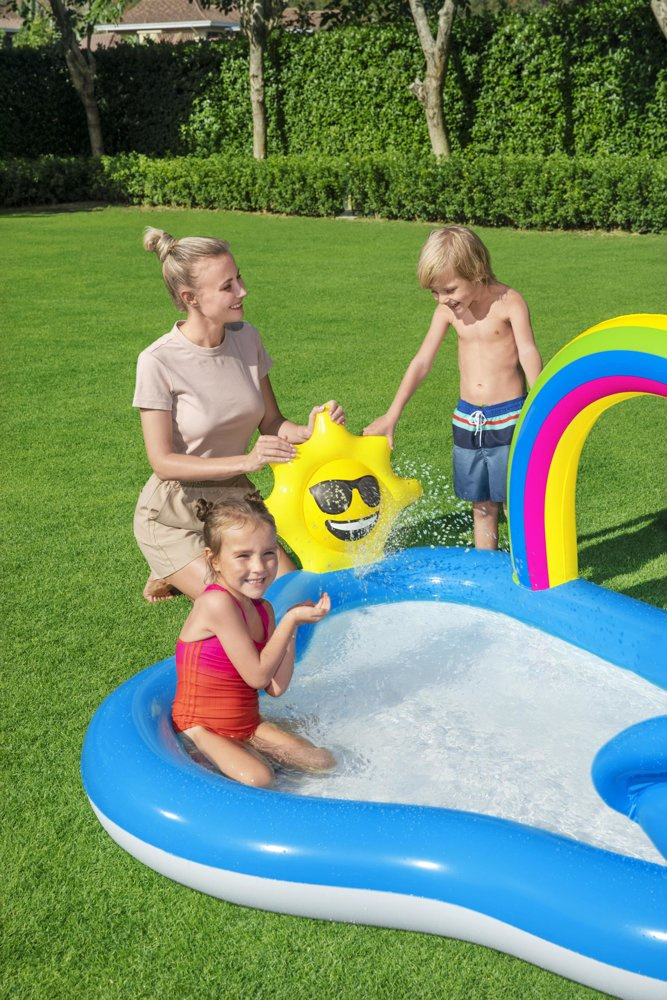 Pripučiama žaidimo aikštelė bestway rainbow n' shine, 257x145x91 cm