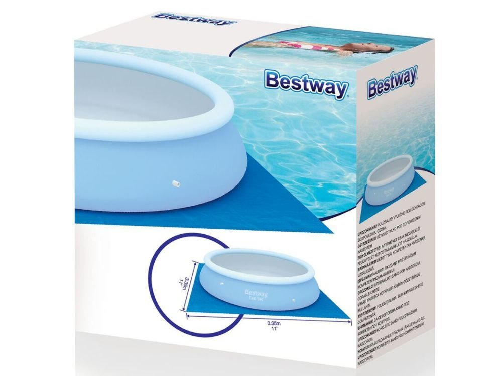 Baseino patiesalas bestway flowclear, 335x335 cm