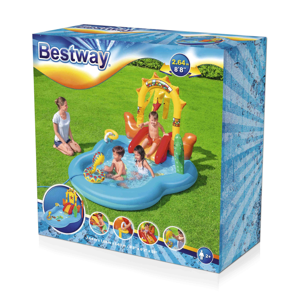 Pripučiama žaidimų aikštelė bestway wild west