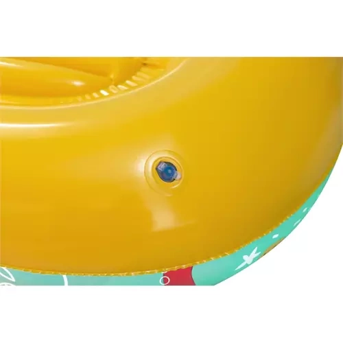 Pripučiama valtis vaikams bestway happy crustacean, 119x79 cm, orandžinė/mėlyna