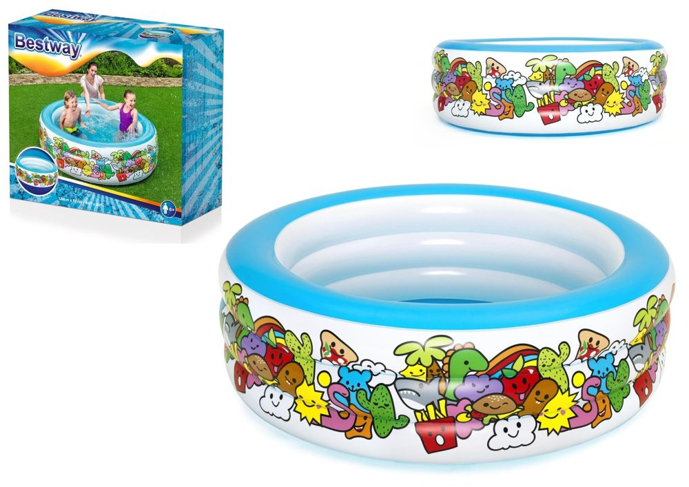 Pripučiamas baseinas bestway character play, 152x51 cm
