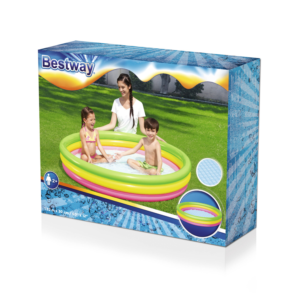 Pripučiamas baseinas bestway summer set, 152x30 m
