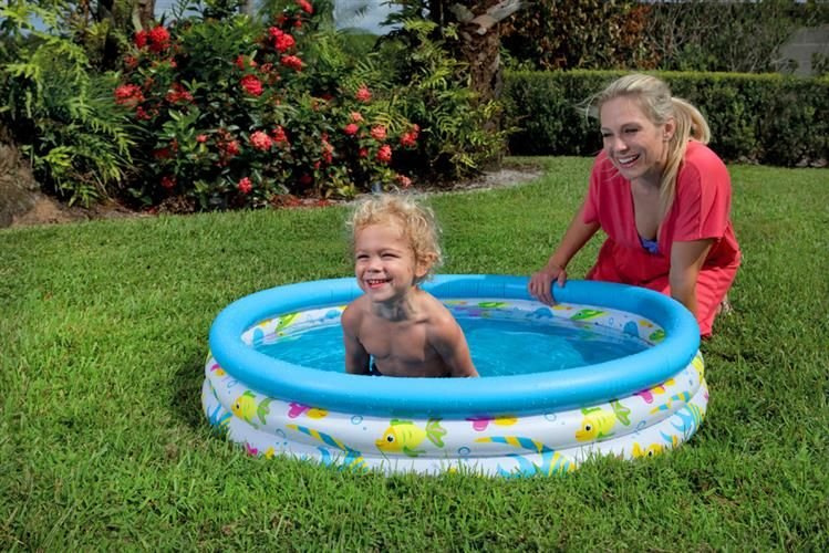 Pripučiamas baseinas bestway coral kids, 102x25 cm, be filtro