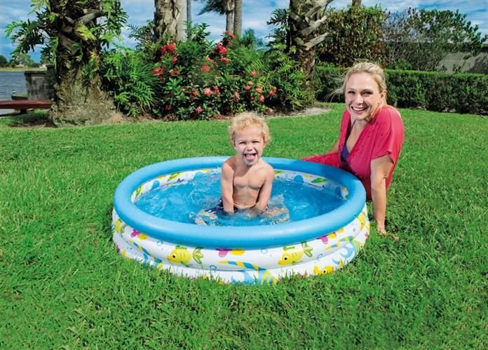 Pripučiamas baseinas bestway coral kids, 102x25 cm, be filtro