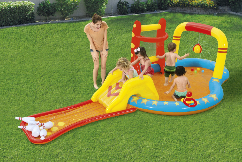 Pripučiama žaidimų aikštelė bestway lil' champ, 435x213x117 cm