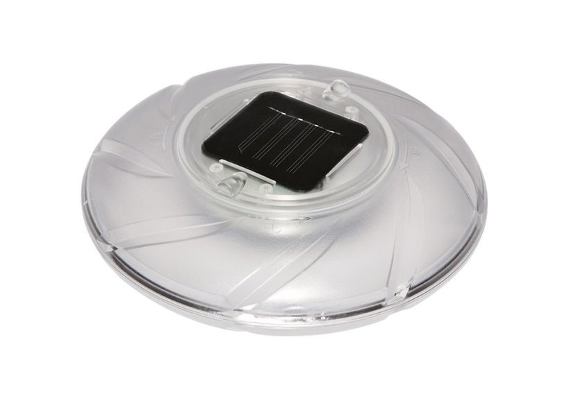 Plūduriuojantis baseino led šviestuvas bestway flowclear, balta
