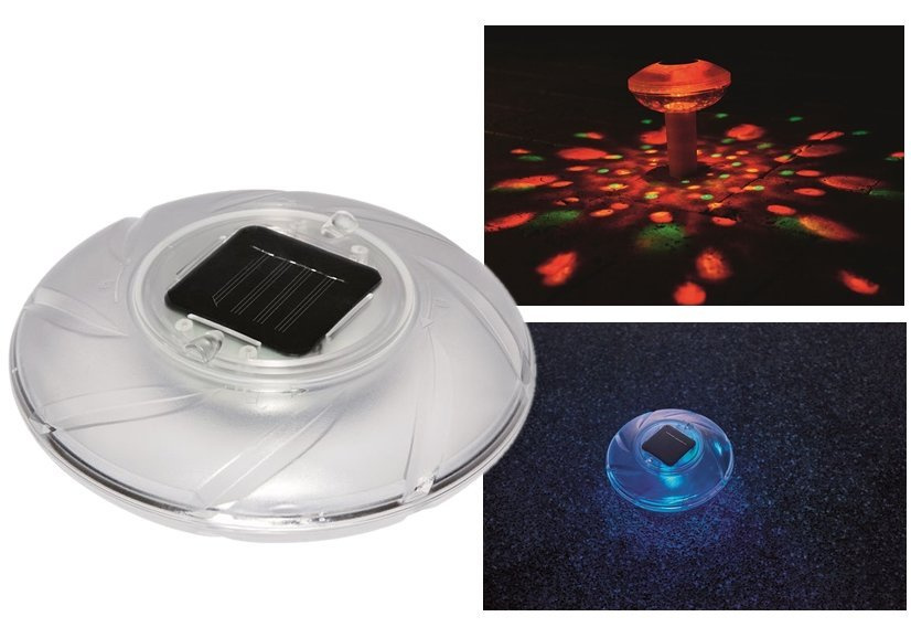 Plūduriuojantis baseino led šviestuvas bestway flowclear, balta
