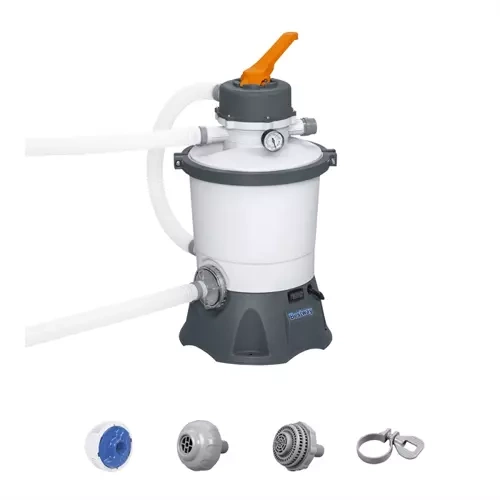 Baseino vandens smėlio filtras su pompa bestway flowclear, 2271 l/val.