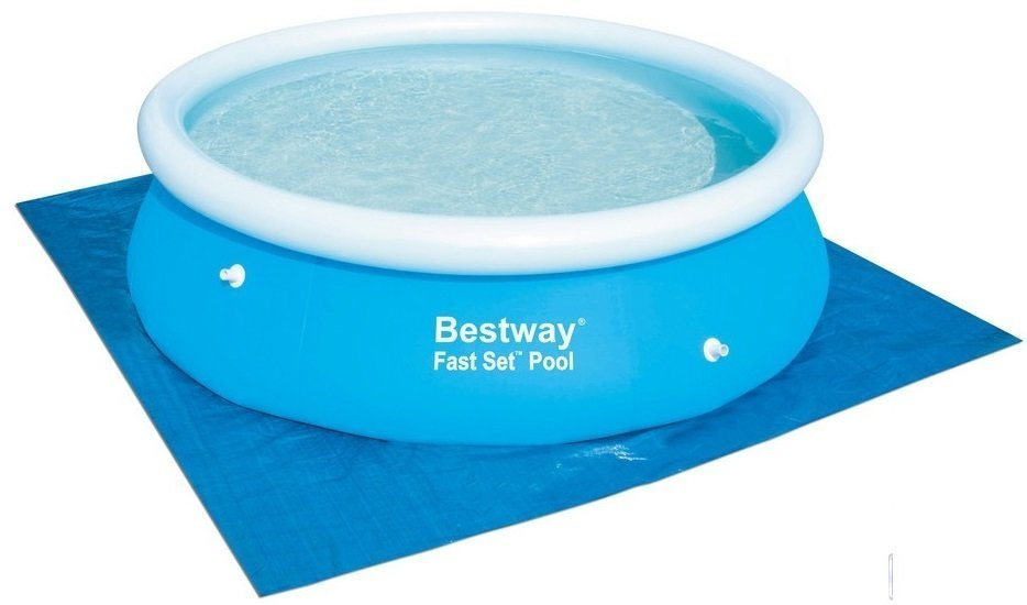 Baseino patiesalas bestway flowclear, 396x396 cm