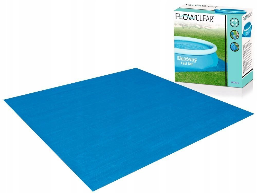 Baseino patiesalas bestway flowclear, 396x396 cm