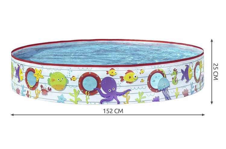Ramstinis baseinas bestway fill 'n fun, 152x25 cm