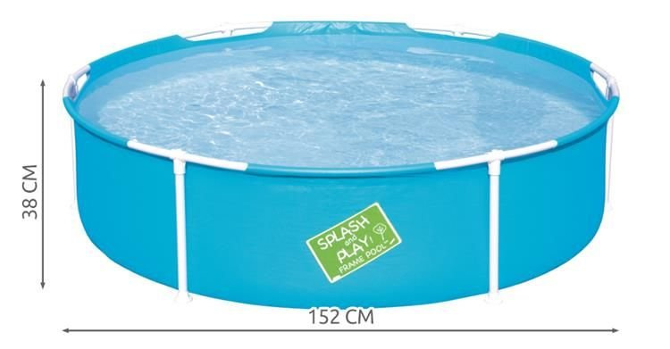 Karkasinis baseinas bestway my first frame pool, 152x38 cm