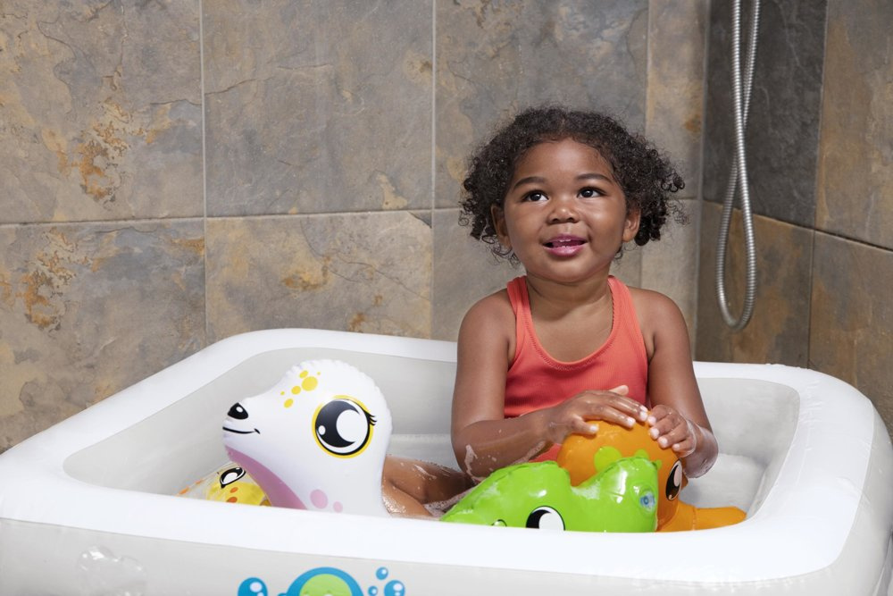Pripučiamas baseinas kūdikiams bestway baby tub, 86x86x25 cm
