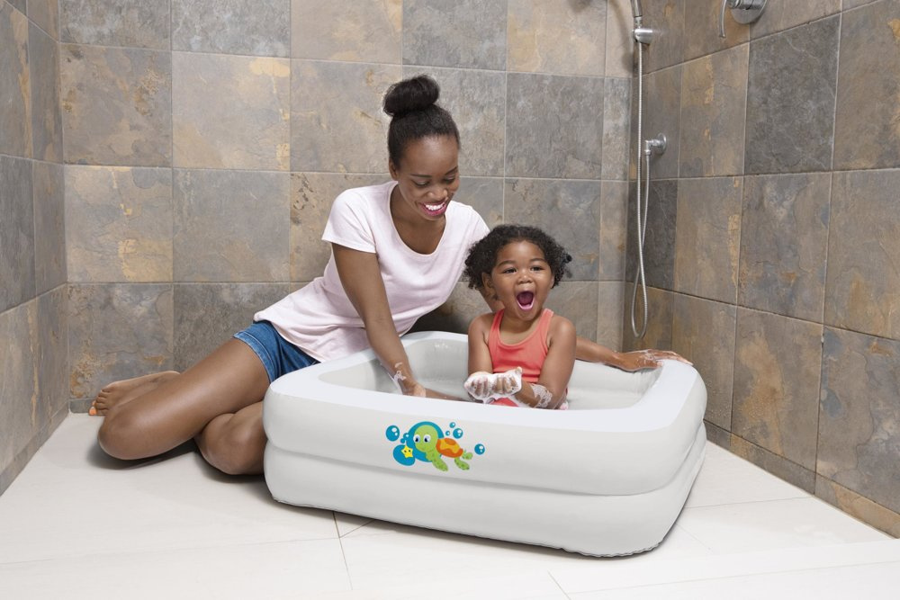 Pripučiamas baseinas kūdikiams bestway baby tub, 86x86x25 cm