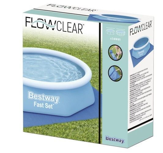 Baseino patiesalas Bestway Flowclear, 274x274 cm