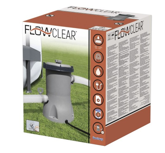 Baseino filtras su pompa bestway flowclear, 2006 l/val.