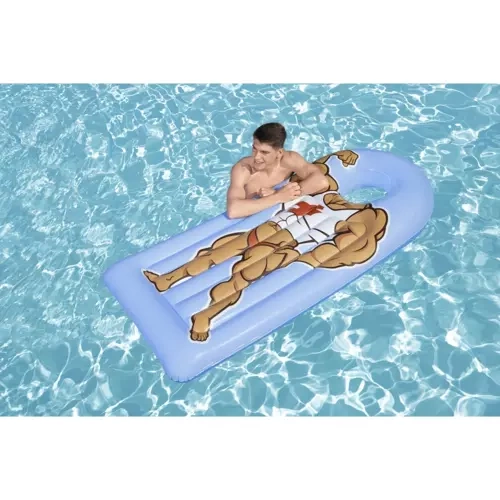 Pripučiamas paplūdimio čiužinys bestway flip air mat, 188x89 cm