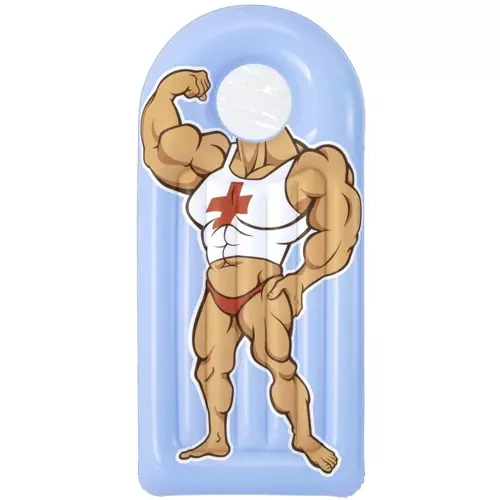 Pripučiamas paplūdimio čiužinys bestway flip air mat, 188x89 cm