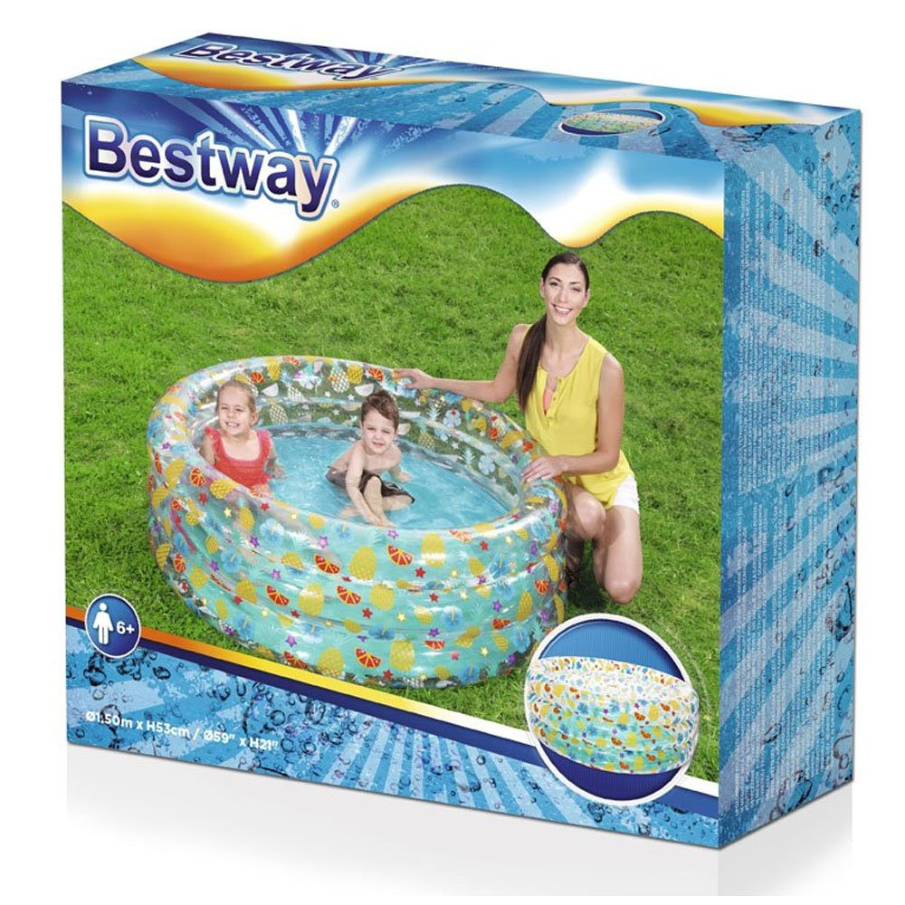 Bestway pripučiamas baseinas su vaisiniu dizainu 150cm