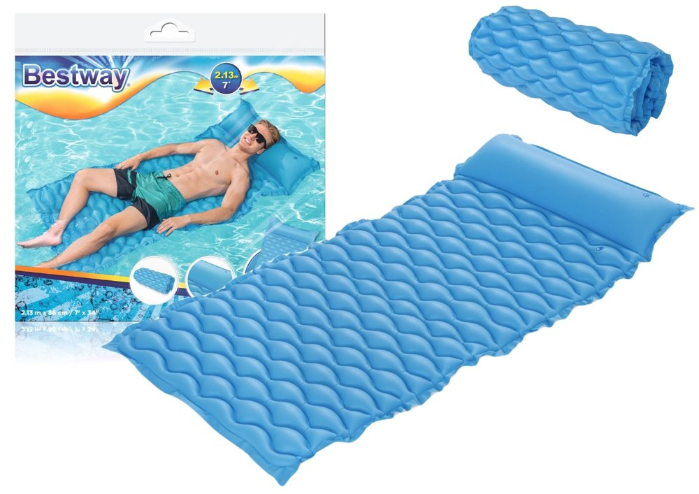 Pripučiamas paplūdimio čiužinys bestway float'n roll, 213x 86cm