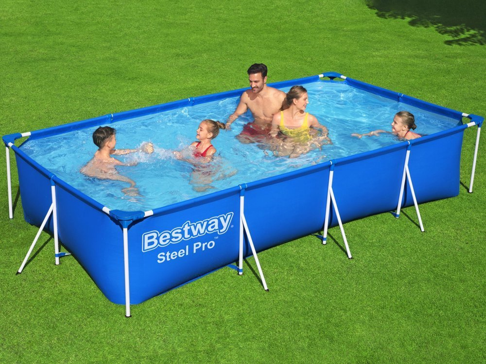 Karkasinis baseinas bestway steel pro 400x211x81 cm, su filtru