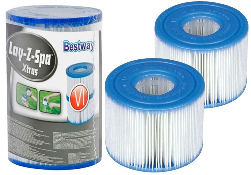 Kasetė masažinio baseino filtrui bestway lay-z-spa vi, 2 vnt.