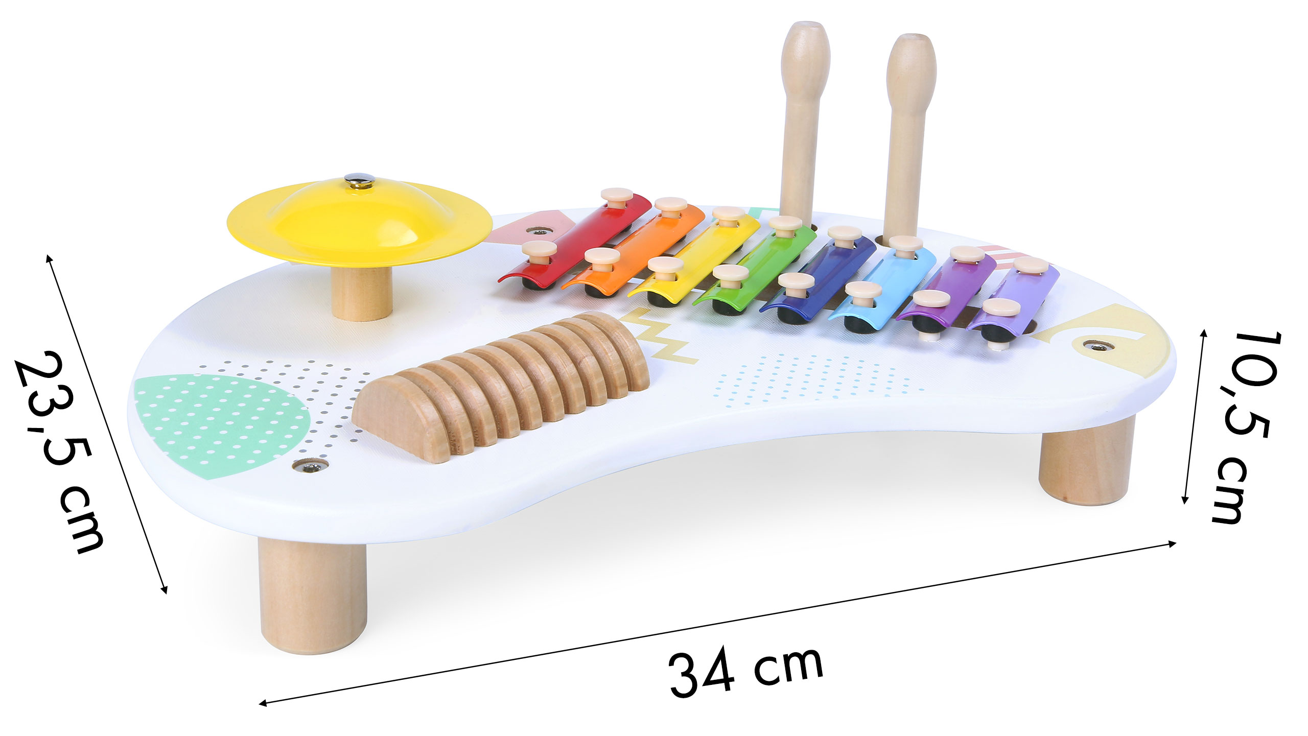 Muzikinis medinis veiklos centras ecotoys