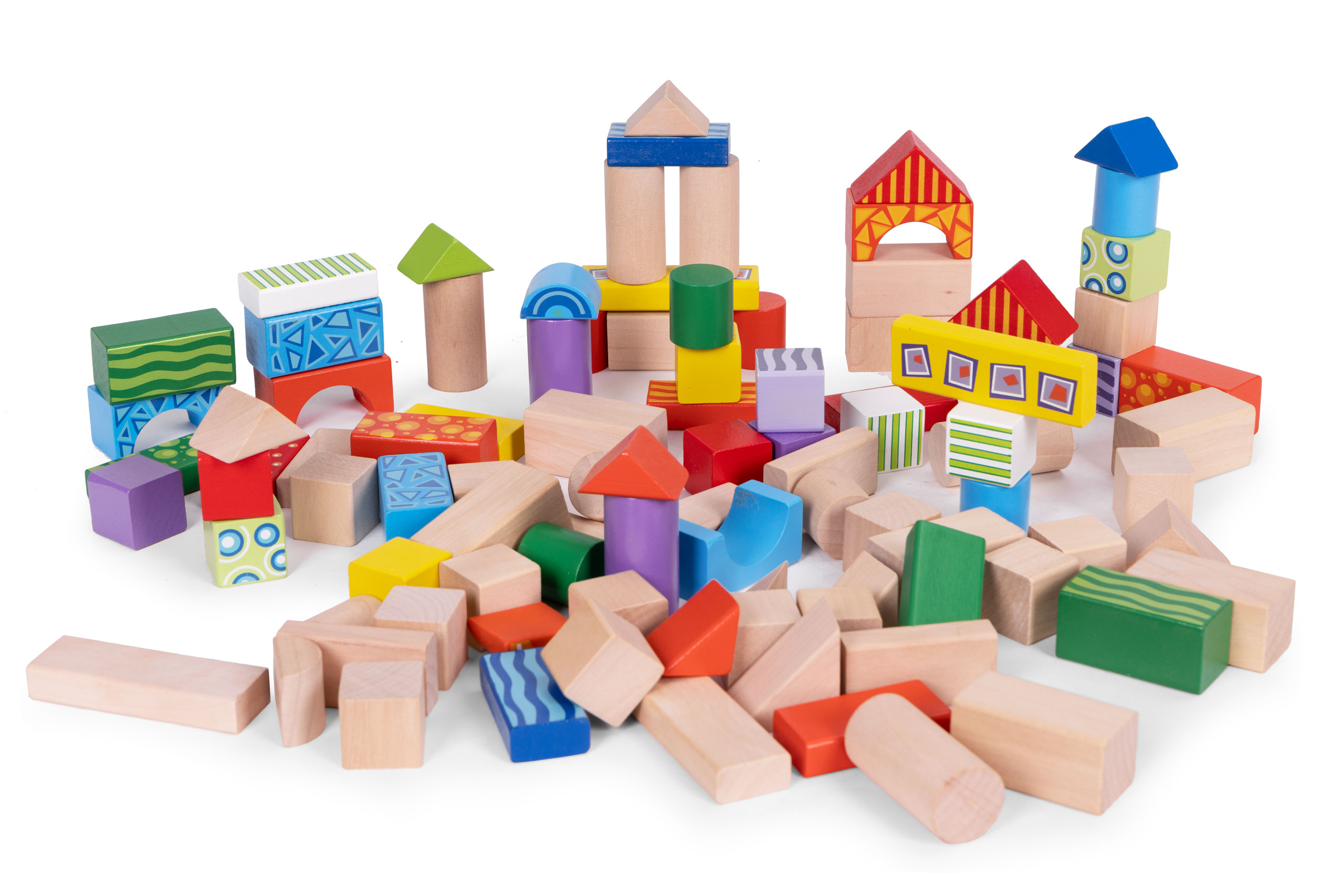 Medinės kaldėlės, 100 vnt., ecotoys