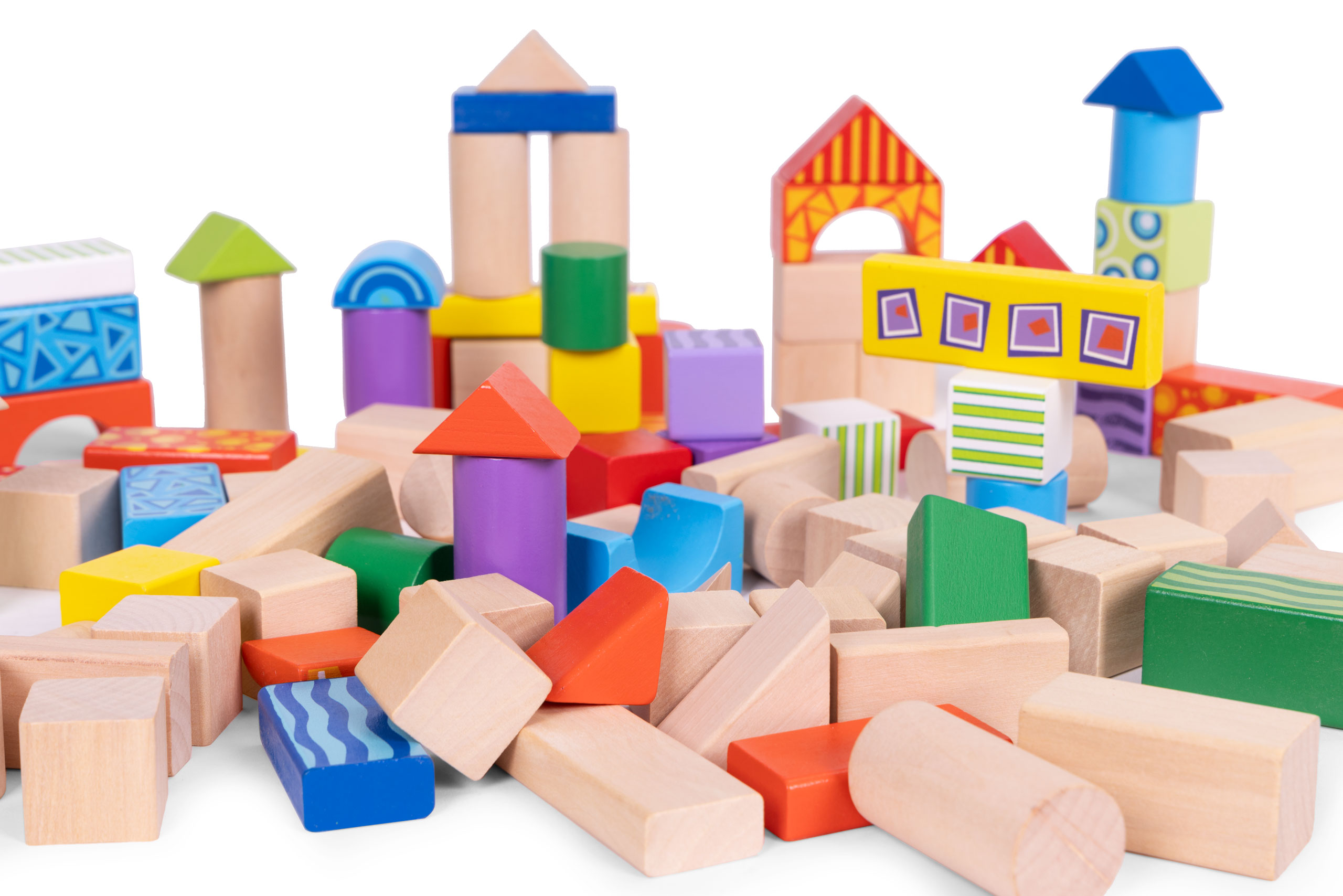 Medinės kaldėlės, 100 vnt., ecotoys