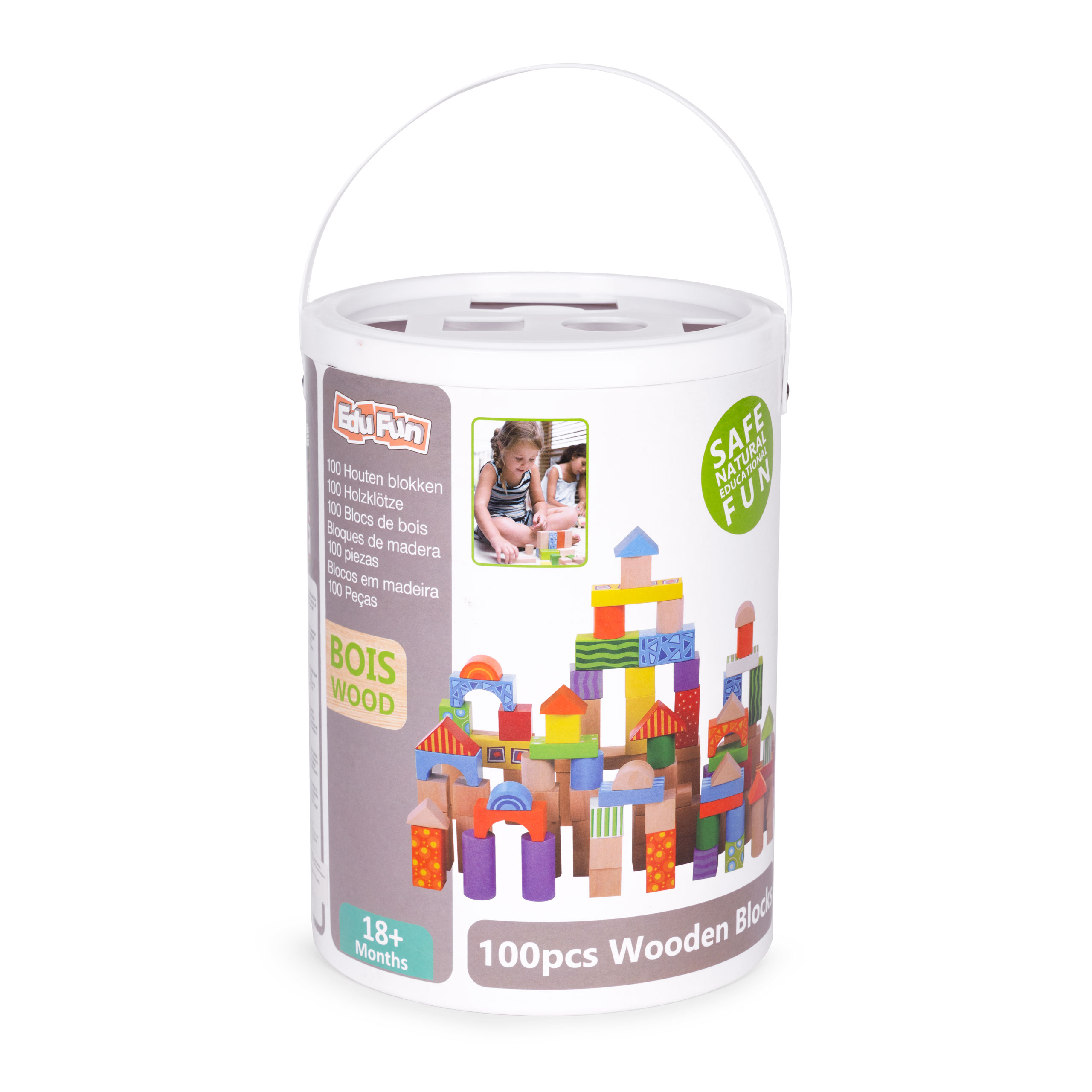 Medinės kaldėlės, 100 vnt., ecotoys