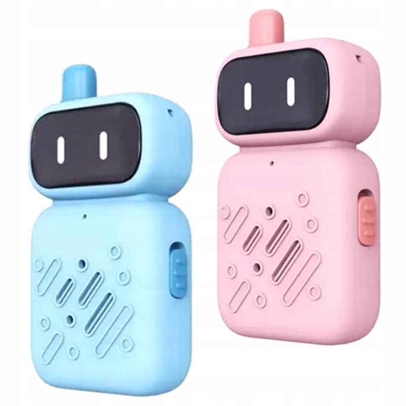 2x walkie talkie vaikams robotai