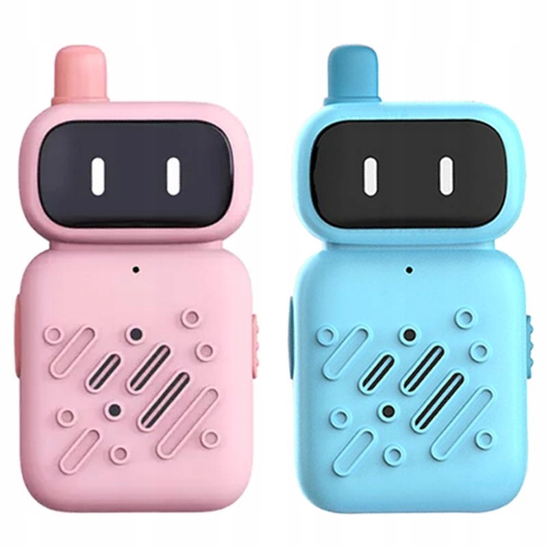 2x walkie talkie vaikams robotai