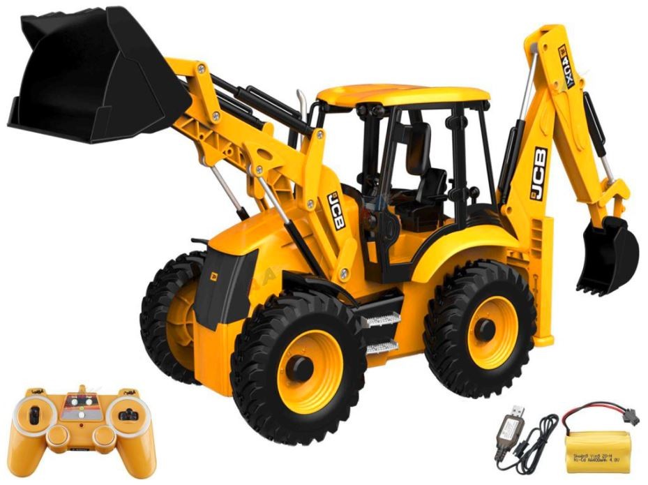 Radijo bangomis valdomas eskavatorius-krautuvas doubleeagle 1:20 jcb, e589-003