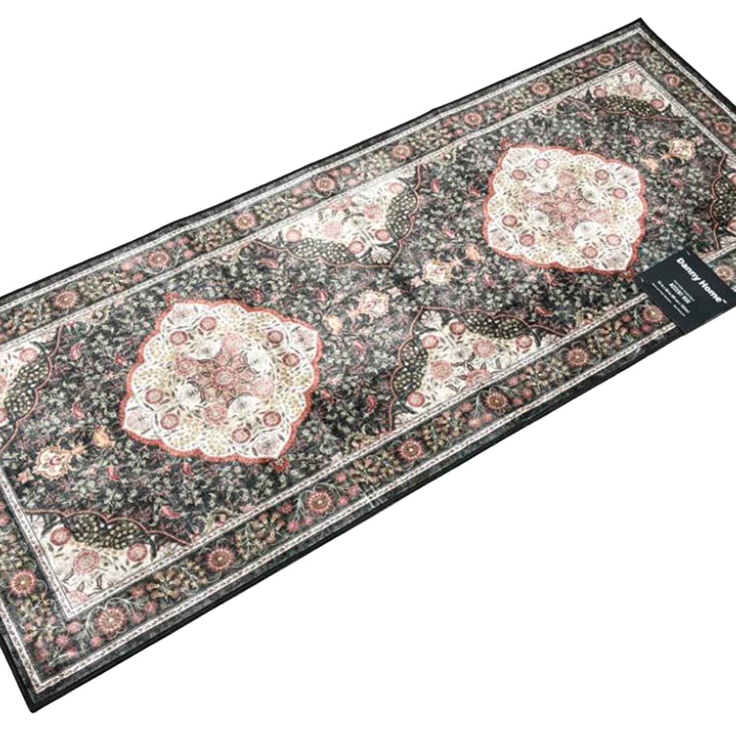 Skalbiamas kilimas su neslystančiu pagrindu, 60 × 152 cm