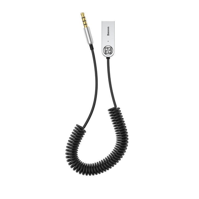 Bluetooth 5.0 garso adapteris aux, baseus, juodas