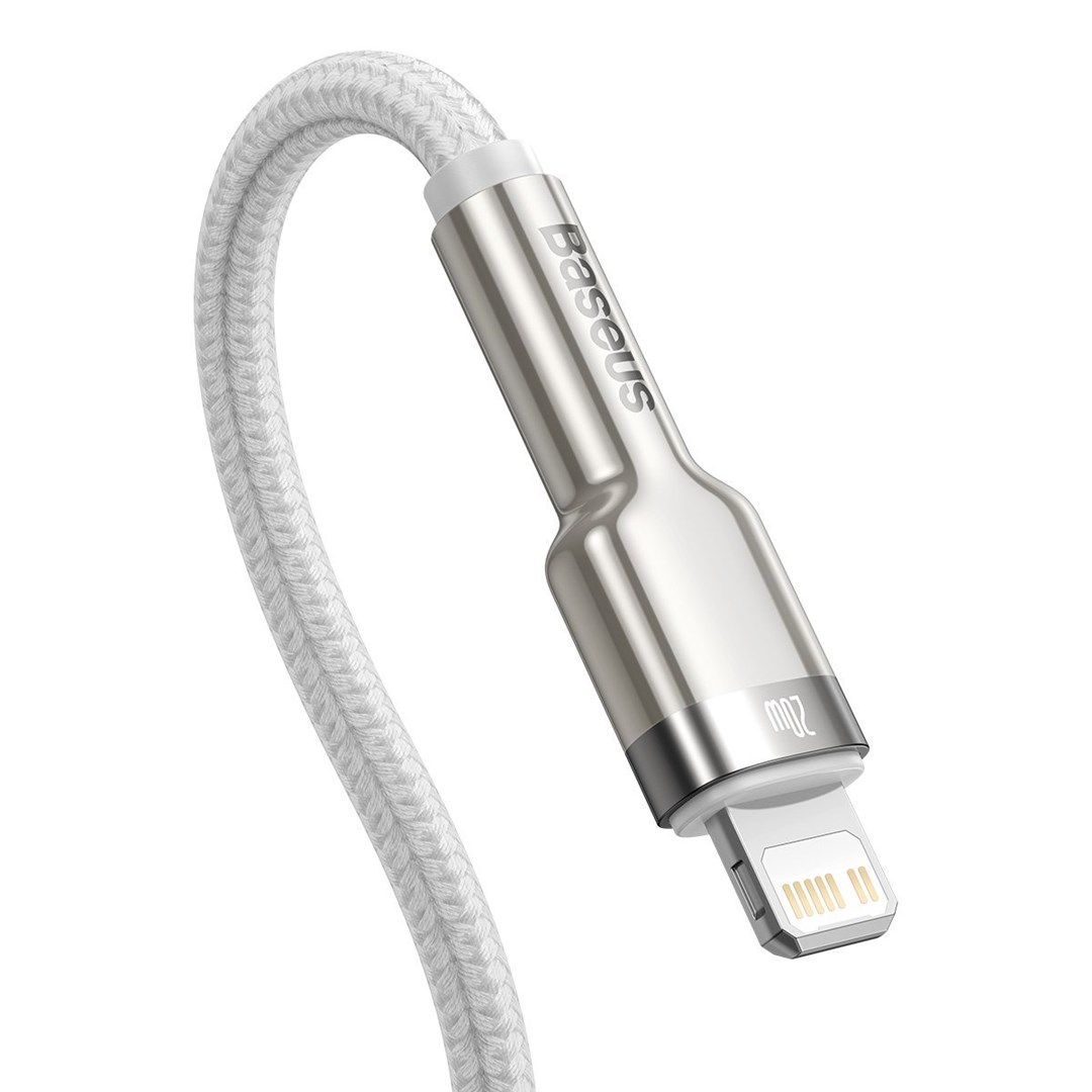 Usb-c į lightning kabelis baseus cafule series metal data, 1 m