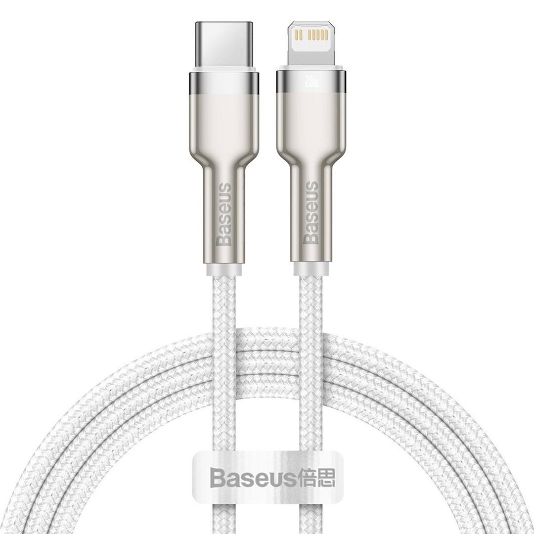 Usb-c į lightning kabelis baseus cafule series metal data, 1 m