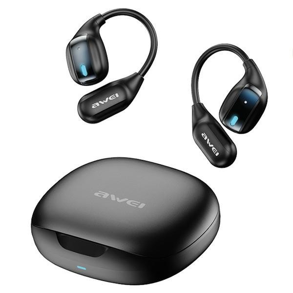 Bluetooth ausinės tz12, triukšmo slopinimas, juodos, stereo, usb-c, nausinės, 10m veikimo atstumas, bluetooth 5.4