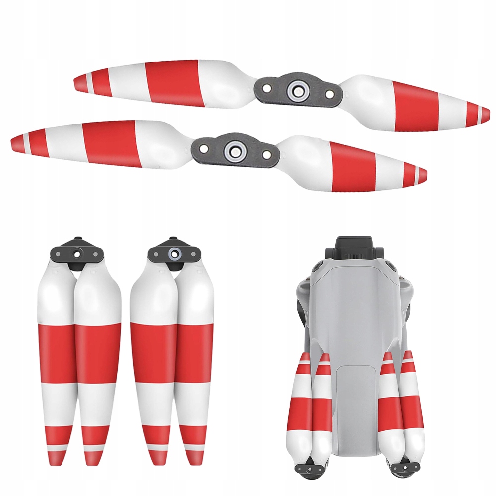 Mažai triukšmo keliantys propeleriai, skirti dji air 3, lengvai montuojami, 8,7 colio