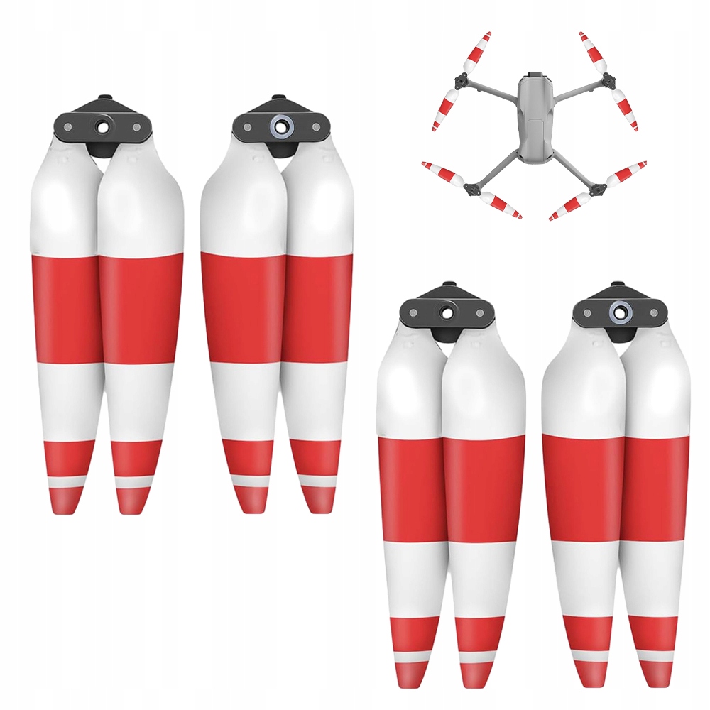 Mažai triukšmo keliantys propeleriai, skirti dji air 3, lengvai montuojami, 8,7 colio