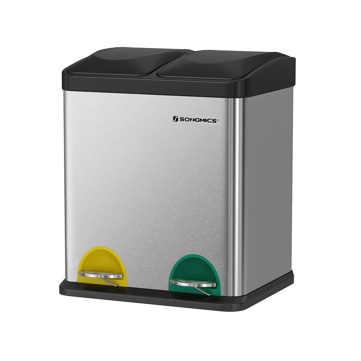 Šiukšlių rūšiavimo dėžė Songmics 30 L (2 x 15 L)
